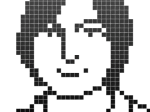 Ícone de Steve Jobs, por  Susan Kare