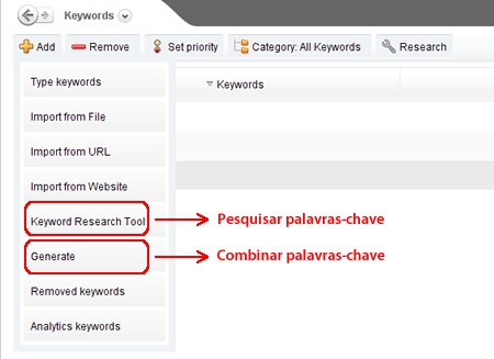 Pesquisar Keywords no AWR Pesquisar Keywords no AWR