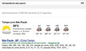 Busca Temperatura de São Paulo Busca Temperatura de São Paulo