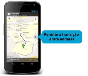 Andares no Google Maps Indoors para Android Andares no Google Maps Indoors para Android