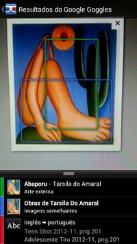 Reconhecimento de obra de arte Reconhecimento de obra de arte