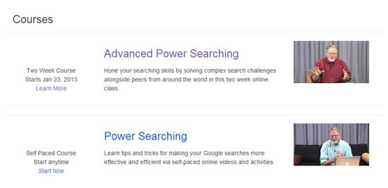 Cursos Google Inside Search