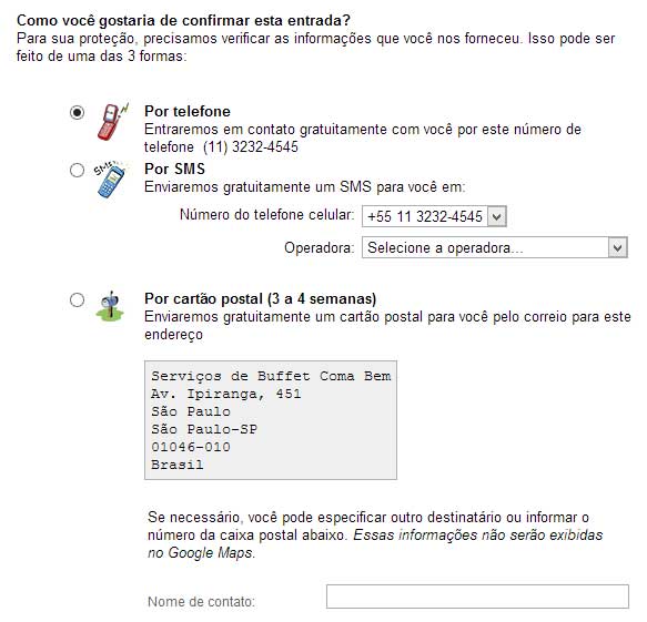 Confirmação de cadastro Confirmação de cadastro