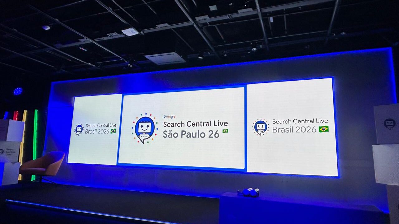 Painel do evento Search Central Live São Paulo 2026