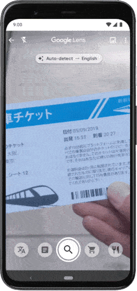 Fonte: Google / Reprodução Tradução no Google Lens