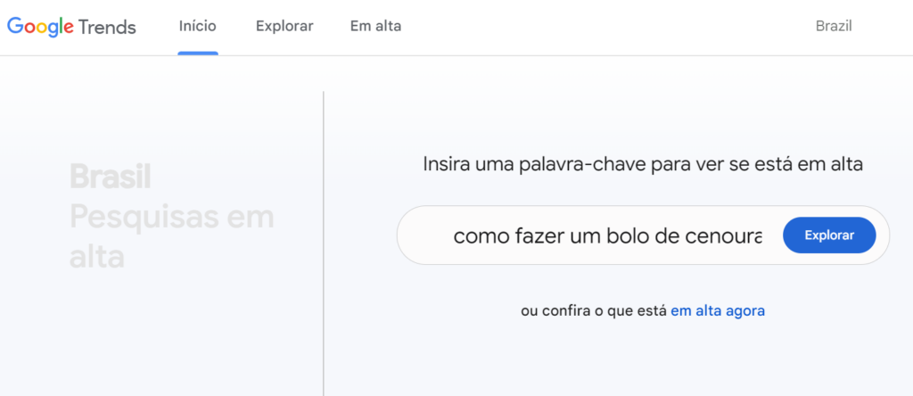 pesquisa de palavras-chave google trends blog post
