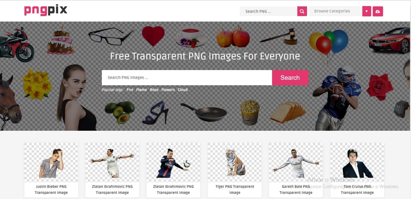 Banco de imagem pngpix