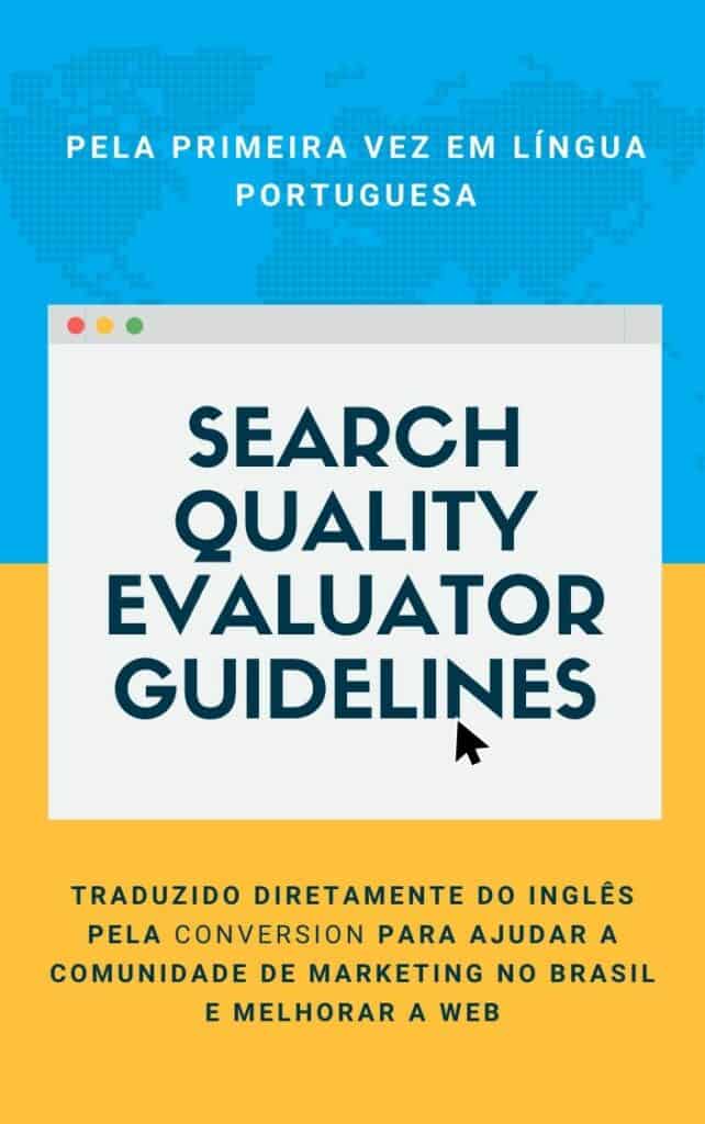 Capa do Search Quality Evaluator Guidelines