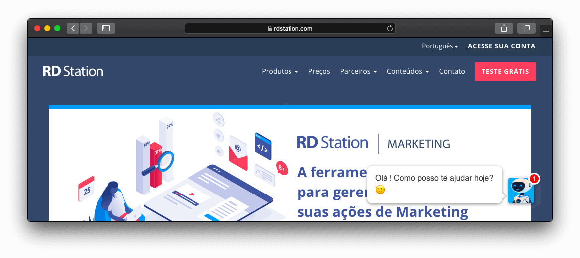 Site da RD Station