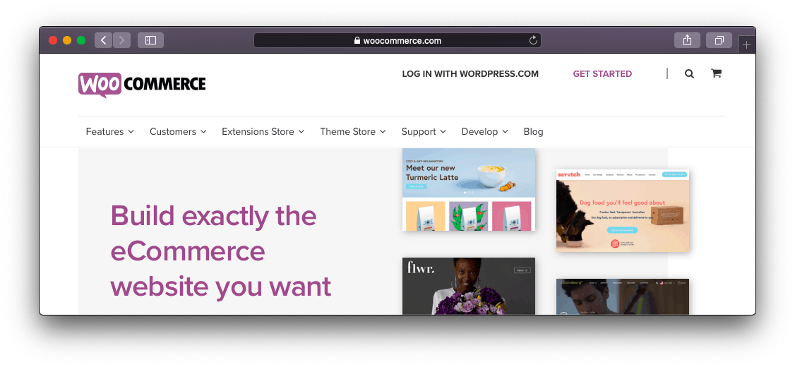 Site do WooCommerce