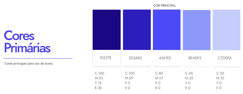 Cores Primárias da Conversion